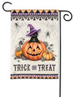 Black Cat Magic Garden Flag